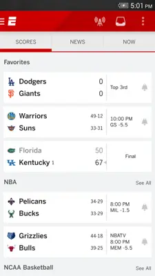 ESPN android App screenshot 5