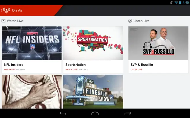 ESPN android App screenshot 6